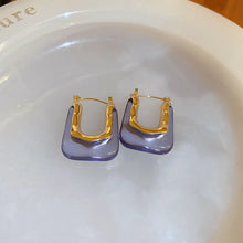 Lucite hoops