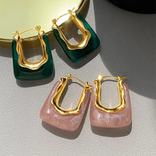 Lucite hoops