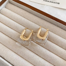Lucite hoops