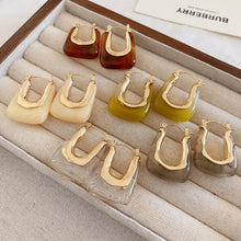 Lucite hoops