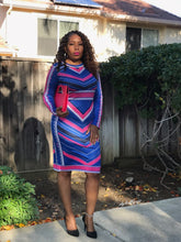 The Print Body Con dress