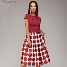 The A-line Polka dot dress (3 colors)