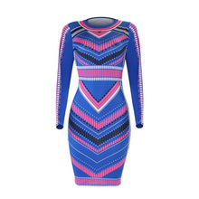 The Print Body Con dress